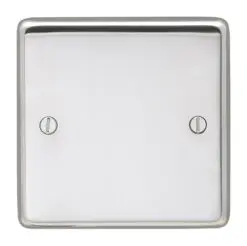 Eurolite Pss1B Single Blank Round Edge Polished Stainless Steel Plate