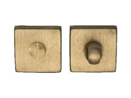 CARLISLE BRASS - QT004AB TURN & RELEASE ON CONCEALED FIX SQUARE ROSE (ART LM 40/QES) BGO (BRUSHED BRONZE MATT)