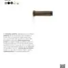 Alexander And Wilks Projection Cyl. Doorstop Reeded 75X20mm Pol Nickel Pvd AW602-75-PNPVD