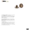 Alexander And Wilks Thumbtun & Release Reeded On 50X6Mm Rose Matt Black AW792BL