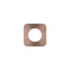 SQUIRCLE LEVER ROSE PACK- POWDER COATED BLACK
