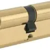 YALE BRASS EURO PROFILE CYLINDER BARRELL DOOR LOCK P-ED3545-PB