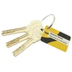 HS T/T Cyl TS007 1 STAR 35/35 Brass K/D 3 Keys