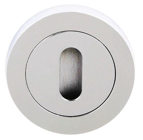 STATUS Euro Escutcheon on Round Rose - Matt Black S2ESCERMB