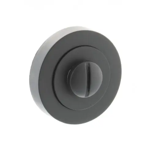 STATUS WC Turn and Release on Round Rose - Matt Black S2WCRMB