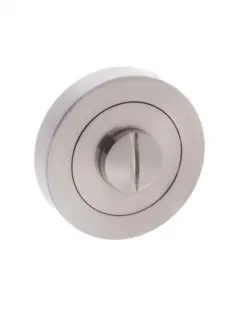 STATUS WC Turn and Release on Round Rose - Satin Nickel