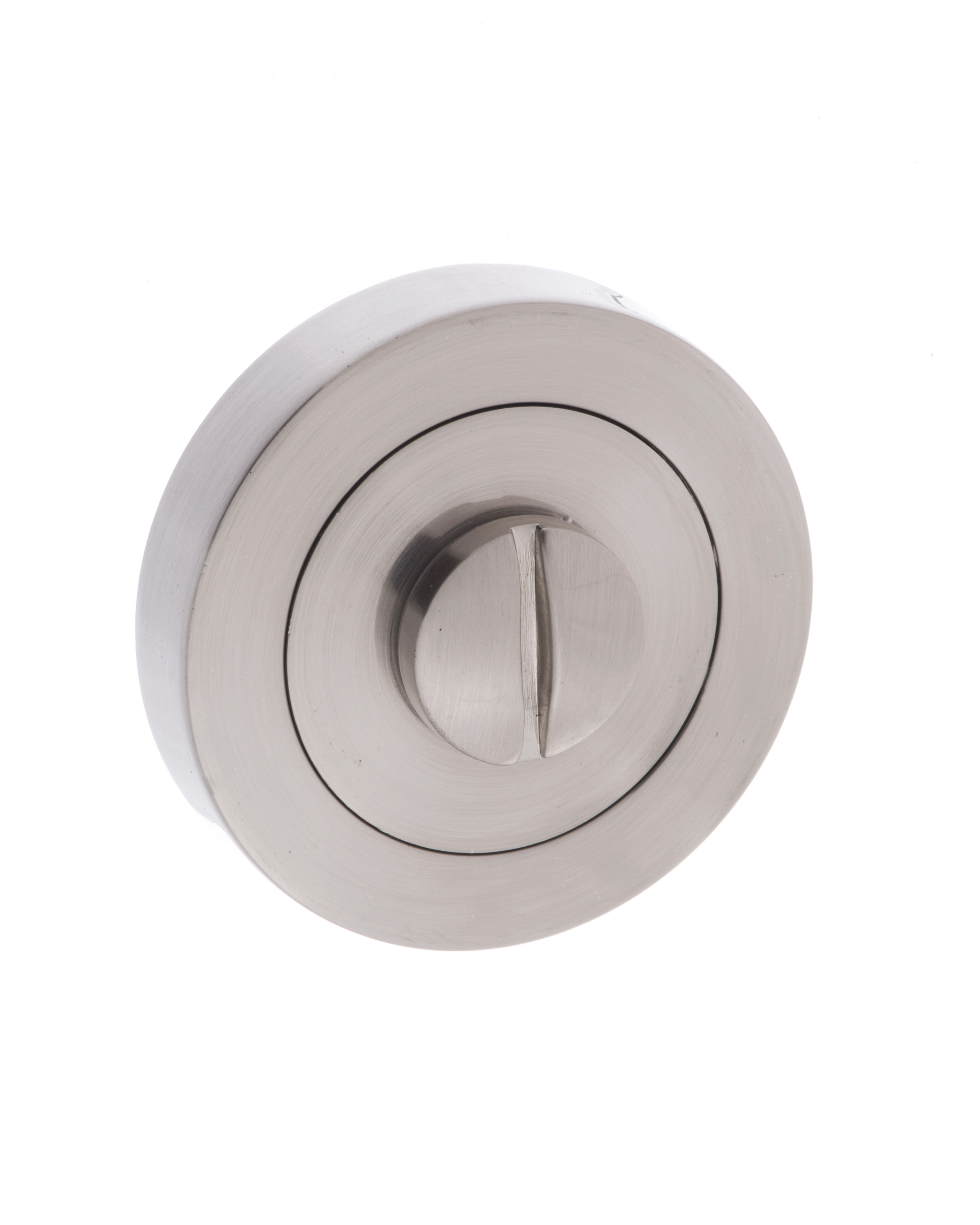 STATUS WC Turn and Release on Round Rose - Satin Nickel