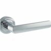 STATUS Michigan Lever on Round Rose - Polished Chrome
