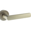 STATUS Michigan Lever on Round Rose - Satin Nickel