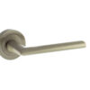 STATUS Georgia Lever on Round Rose - Satin Nickel