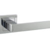 STATUS Montana Designer Lever on S4 Square Rose - Polished Chrome
