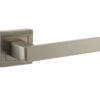 STATUS Montana Designer Lever on S4 Square Rose - Satin Nickel
