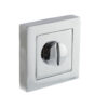 STATUS WC Turn and Release on S4 Square Rose - Polished Chrome
