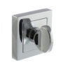 STATUS WC Turn and Release on S4 Square Rose - Polished Chrome
