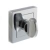 STATUS WC Turn and Release on S4 Square Rose - Polished Chrome