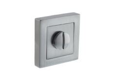 STATUS WC Turn and Release on S4 Square Rose - Satin Chrome