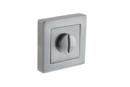 STATUS WC Turn and Release on S4 Square Rose - Satin Chrome