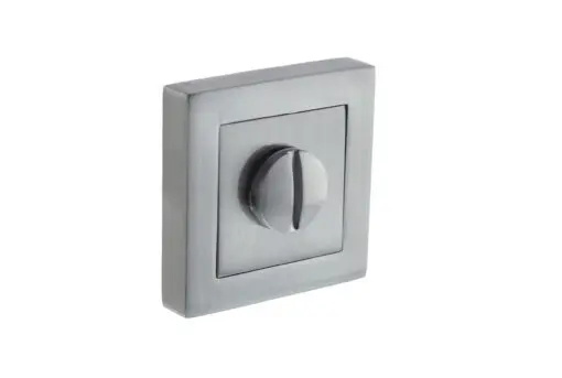 STATUS WC Turn and Release on S4 Square Rose - Satin Chrome