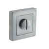 STATUS WC Turn and Release on S4 Square Rose - Satin Chrome