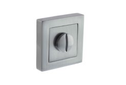 STATUS WC Turn and Release on S4 Square Rose - Satin Chrome