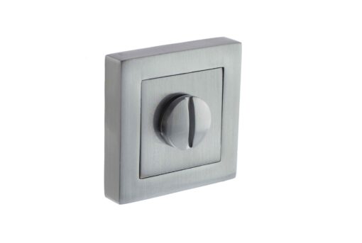 STATUS WC Turn and Release on S4 Square Rose - Satin Chrome