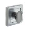 STATUS WC Turn and Release on S4 Square Rose - Satin Chrome