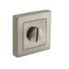 STATUS WC Turn and Release on S4 Square Rose - Satin Nickel