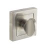 STATUS WC Turn and Release on S4 Square Rose - Satin Nickel