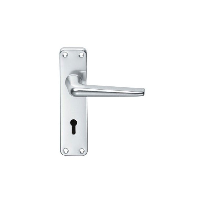 CARLISLE BRASS - SAA21 ALUMINIUM LEVER ON BACKPLATE - LOCK 57MM C/C