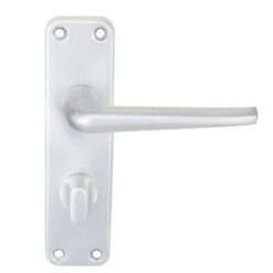 CARLISLE BRASS - SAA21WC ALUMINIUM LEVER ON BACKPLATE - BATHROOM/PRIVACY