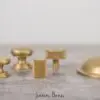 Old English Winchester Solid Brass Cabinet Cup Pull on Concealed Fix - Satin Brass OEC1176SB