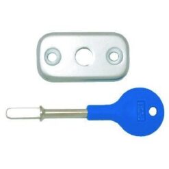 CARLISLE BRASS - SDB5010SCP EASI - T SECURITY DEADBOLT BUDGET KEY & ESCUTCHEON (FOR USE WITH TLD 503050405050)