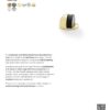 Alexander And Wilks Floor Mounted Oval Shielded Doorstop 45mm Pol Brass Unlacq AW631PBL