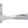 Senza Pari Guido Designer Lever on Flush Square Rose - Polished Chrome