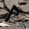 STATUS Alabama Lever on Round Rose – Matt Black