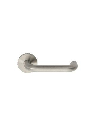 CARLISLE BRASS - SW4123X-SSS-G304 STEELWORX 304 GRADE 19MM SAFETY LEVER ON 53 X 8MM PUSH ON ROSE SPRUNG EN1906 GRADE 4