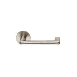 CARLISLE BRASS - SW4140SSS 316 GRADE 22MM DIA-GRADE 4 DDA ELIPSE LEVER ON SS THREADED ROSE 53 X 8MM SATIN