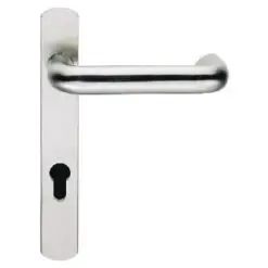 CARLISLE BRASS - SWNP41-92SSS 22MM DIA NARROWPLATE LEVER ON 32 X 220 PLATE - 92MM C/C