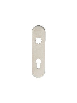 CARLISLE BRASS - SWOE-72SSS EURO PLATE - PAIR - 72MM C/C TO SUIT DIN LOCKS- SATIN G316