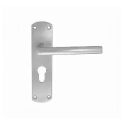 CARLISLE BRASS - SZC011YSC-BP SEROZZETTA UNO LEVER ON BACKPLATE - LOCK EURO PROFILE 47.5MM C/C