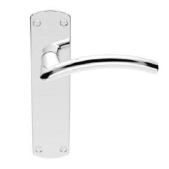 CARLISLE BRASS - SZC032CP-BP SEROZZETTA TRES LEVER ON BACKPLATE - LATCH