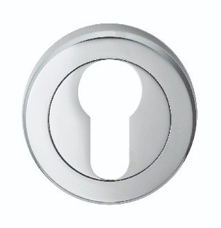 SZM001CP-BP SEROZZETTA EURO PROFILE ESCUTCHEON ON CONCEALED FIX ROUND ROSE