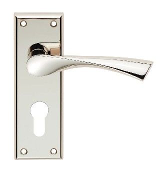 CARLISLE BRASS - SZR021YPN SEROZZETTA VENTI LEVER ON BACKPLATE - EURO 47.5MM