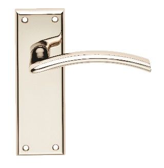 CARLISLE BRASS - SZR032PN SEROZZETTA TRENTA LEVER ON BACKPLATE - LATCH