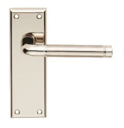 CARLISLE BRASS - SZR042PNSN-RP SEROZZETTA QUARANTA LEVER ON BACKPLATE - LATCH