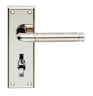 CARLISLE BRASS - SZR043PNSN-RP SEROZZETTA QUARANTA LEVER ON BACKPLATE - BATHROOM 57MM