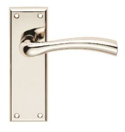 CARLISLE BRASS - SZR052PN-RP SEROZZETTA CINQUANTA LEVER ON BACKPLATE - LATCH