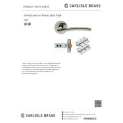 Carlisle Brass GK009SN/INTB Tavira Latch Pack Satin Nickel