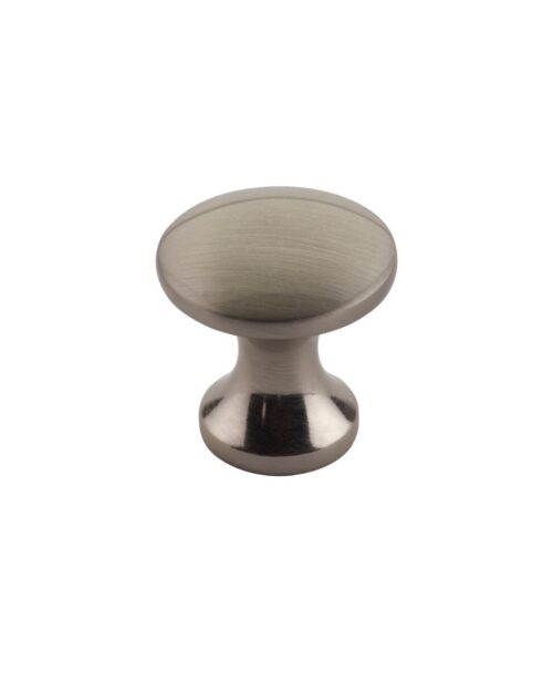 Zoo Hardware TDFK24-BN Round Cabinet knob 24.2mm Dia. Brushed Nickel Finish