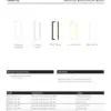 Zoo Hardware TDFPS-192-CP Square Block Cabinet handle 192mm CTC Polished Chrome Finish
